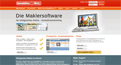 Desktop Screenshot of immobilien-at-webcore.de